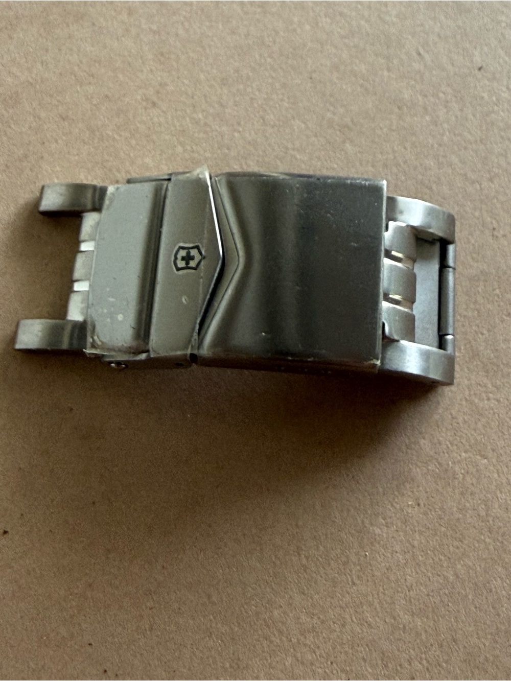 New Swiss Army Victorinox Titanium Watch Clasp.